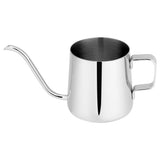 Stainless Steel Drip Coffee Pot Long Gooseneck Spout Kettle Cup Tea Tool (Silver 350mL)