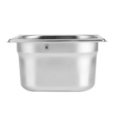 Stainless Steel Espresso Knock Box Container with Rubber Bar for Coffee Machine S