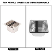 Stainless Steel Espresso Knock Box Container with Rubber Bar for Coffee Machine S