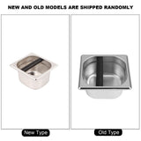 Stainless Steel Espresso Knock Box Container with Rubber Bar for Coffee Machine S