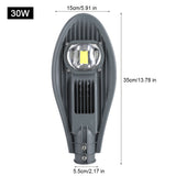 LED Road Street Flood Light Lamp for Outdoor Garden Yard Lamp Lighting 85-265V (30W Warm White)