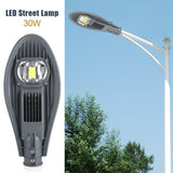 LED Road Street Flood Light Lamp for Outdoor Garden Yard Lamp Lighting 85-265V (30W Cool White)