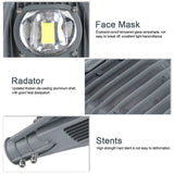 LED Road Street Flood Light Lamp for Outdoor Garden Yard Lamp Lighting 85-265V (30W Cool White)