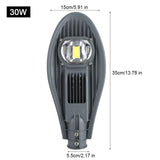 LED Road Street Flood Light Lamp for Outdoor Garden Yard Lamp Lighting 85-265V (30W Cool White)