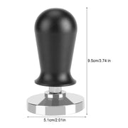 58mm/51mm Stainless Steel Coffee Tamper Flat Base Espresso Beans Press Tool 51mm