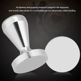57.5mm/49mm Stainless Steel Coffee Tamper Flat Base Espresso Beans Press Tool 49mm