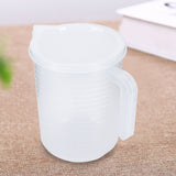 500ml/1000ml Clear Plastic Measuring Cups with Lid Kitchen Cooking Baking Accessaries 1000ml