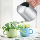 Stainless Steel Watering Can Garden Plant Flower Long Mouth Sprinkling Pot (300mL)