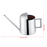 Stainless Steel Watering Can Garden Plant Flower Long Mouth Sprinkling Pot (300mL)