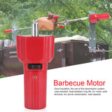 1.5 V Red Solid Construction Barbecue Grill Rotator Motor BBQ Holder Roast Bracket Accessory