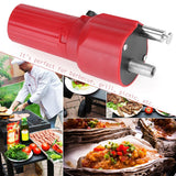 1.5 V Red Solid Construction Barbecue Grill Rotator Motor BBQ Holder Roast Bracket Accessory