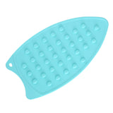 Anti slip Heat Resistant Silicone Iron Mat Hot Safety Protection Ironing Rest Pad (Green)