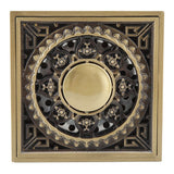 10 x 10 cm Solid Brass Gold Shower Drain Floor Drain Waste Drainer Bathroom Kitchen Balcony In Australia - Darrahopens