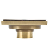 10 x 10 cm Solid Brass Gold Shower Drain Floor Drain Waste Drainer Bathroom Kitchen Balcony In Australia - Darrahopens