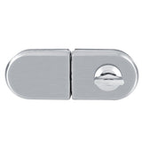 Stainless Steel 10~12mm Glass Door Lock Rotary Knob Open/Close Home Hotel Bathroom Use