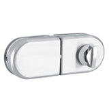 Stainless Steel 10~12mm Glass Door Lock Rotary Knob Open/Close Home Hotel Bathroom Use