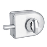 Stainless Steel 10~12mm Glass Door Lock Rotary Knob Open/Close Home Hotel Bathroom Use