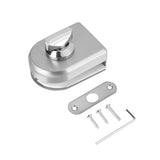 10~12mm Stainless Steel Glass Door Lock Latch Rotary Knob Open/Close Home Hotel Bathroom Use In Australia - Darrahopens