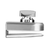 10~12mm Stainless Steel Glass Door Lock Latch Rotary Knob Open/Close Home Hotel Bathroom Use
