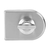 10~12mm Stainless Steel Glass Door Lock Latch Rotary Knob Open/Close Home Hotel Bathroom Use