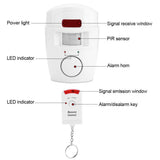 PIR Infrared Motion Detector Alarm Unit with 2 Remote Controller Home Safety System