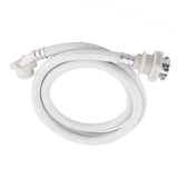 Washing Machine Water Inlet Hose Washer Pipe Tube Connector White Color Long Length 2m In Australia - Darrahopens