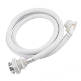 Washing Machine Water Inlet Hose Washer Pipe Tube Connector White Color Long Length 2m