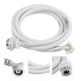 Washing Machine Water Inlet Hose Washer Pipe Tube Connector White Color Long Length 3m