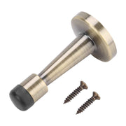 Zinc Alloy Rubber Anti Collision Door Stopper Holder Home Hotel Office Accessory (Bronze) In Australia - Darrahopens