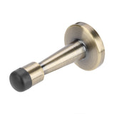 Zinc Alloy Rubber Anti Collision Door Stopper Holder Home Hotel Office Accessory (Bronze)