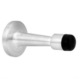 Zinc Alloy Rubber Anti Collision Door Stopper Holder Home Hotel Office Accessory (Brushed)