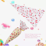 50 Clear Cone shaped Treat Popcorn Bags Treat Bags Cellophane Candy Bags with twist tie Cherry In Australia - Darrahopens