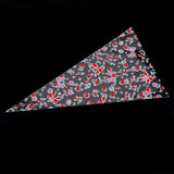 50 Clear Cone shaped Treat Popcorn Bags Treat Bags Cellophane Candy Bags with twist tie Cherry In Australia - Darrahopens