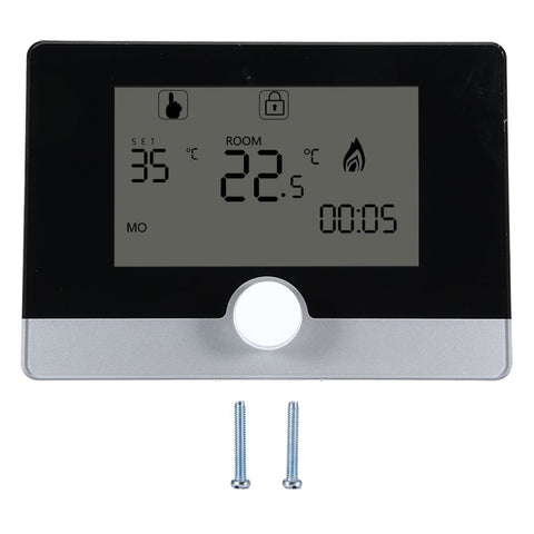 Programmable Thermostat Temperature Controller for Wall hung Boiler Heating System White