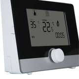 Programmable Thermostat Temperature Controller for Wall hung Boiler Heating System White