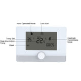 Programmable Thermostat Temperature Controller for Wall hung Boiler Heating System Black