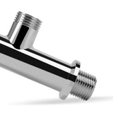 Electroplating Plastic Washing Machine Cold Water Faucet Sink Basin Water Tap with Double Spout Straight Handle G1/2