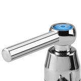 Electroplating Plastic Washing Machine Cold Water Faucet Sink Basin Water Tap with Double Spout Straight Handle G1/2