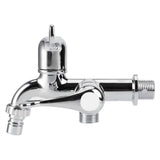 ABS Washing Machine Faucet Sink Basin Water Tap with Double Spout&Handle G1/2 Tail Handle In Australia - Darrahopens