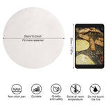 100Pcs Non Stick Round BBQ Paper Baking Sheets 10 Inch Barbecue Tin Foil Paper for Grill Line C In Australia - Darrahopens