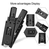 2pcs Mini Short Drawer Slides Furniture Guide Rail Full Extension Kitchen Cupboard Hardware 4in In Australia - Darrahopens