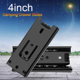 2pcs Mini Short Drawer Slides Furniture Guide Rail Full Extension Kitchen Cupboard Hardware 4in In Australia - Darrahopens