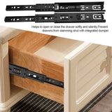 2pcs Mini Short Drawer Slides Furniture Guide Rail Full Extension Kitchen Cupboard Hardware 8in In Australia - Darrahopens