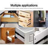 2pcs Mini Short Drawer Slides Furniture Guide Rail Full Extension Kitchen Cupboard Hardware 8in In Australia - Darrahopens