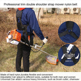 Professional Trimmer Double Shoulder Strap Mower Nylon Belt for Brush Cutter Garden Lawn In Australia - Darrahopens