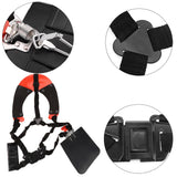 Professional Trimmer Double Shoulder Strap Mower Nylon Belt for Brush Cutter Garden Lawn In Australia - Darrahopens