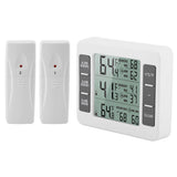 Wireless Digital Audible Alarm Refrigerator Thermometer with 2PCS Sensor Min/Maximum Display In Australia - Darrahopens