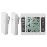 Wireless Digital Audible Alarm Refrigerator Thermometer with 2PCS Sensor Min/Maximum Display In Australia - Darrahopens