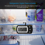 Kitchen Large LCD Refrigerator Fridge Freezer Digital Thermometer with Adjustable Stand Black In Australia - Darrahopens