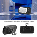 Kitchen Large LCD Refrigerator Fridge Freezer Digital Thermometer with Adjustable Stand Black In Australia - Darrahopens